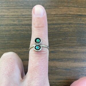 Vintage Double Stone Ring